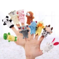 Vetaka Fingerpuppen Tier,10 Stück Für Kinder