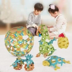 MINIWHALE Vielfältige Bauklötze Pädagogisches Puzzlespielzeug Mehrfarbige Weiche Bauklötze Puzzlespielzeug -Billiges Spielzeug Geschäft 30790452 04