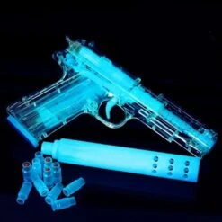 Syntek Fluoreszierende Spielzeugpistole Für Kinder Leuchtende Muschelauswurf-Soft-Bullet-Kinderspielzeugpistole -Billiges Spielzeug Geschäft 30790684 04
