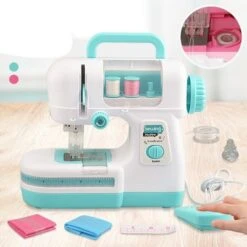 Syntek Elektrische Nähmaschine Kinderkleingeräte Spielzeug Kinderspielhaus Elektrische Nähmaschine Spielzeugset -Billiges Spielzeug Geschäft 30819928 03