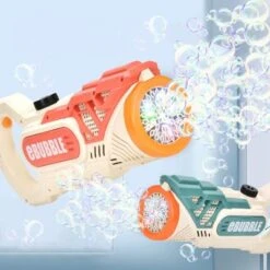 Decome Vollautomatische Elektrische Seifenblasenmaschine Für Kinder Im Freien Kinder Halten Eine Seifenblasenpistole Mit 39 Löchern -Billiges Spielzeug Geschäft 30903948 03