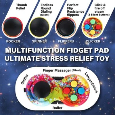 Vicabo Fidget Pad Controller Gamepad Stressreduktion Spielzeug Fidget-Toys Für Kinder 3 Vicabo Fidget Pad Controller Gamepad Stressreduktion Spielzeug Fidget-Toys Für Kinder – Bild 3