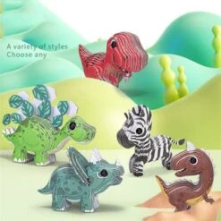SHAOKE Intellektuelles Lernspielzeug Zusammenbauen 3D Tiermodell Puzzles Für Kinder Denkspiele 8 SHAOKE Intellektuelles Lernspielzeug Zusammenbauen 3D Tiermodell Puzzles Für Kinder Denkspiele -Billiges Spielzeug Geschäft 30971447 03