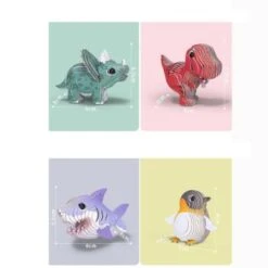 SHAOKE Intellektuelles Lernspielzeug Zusammenbauen 3D Tiermodell Puzzles Für Kinder Denkspiele 9 SHAOKE Intellektuelles Lernspielzeug Zusammenbauen 3D Tiermodell Puzzles Für Kinder Denkspiele -Billiges Spielzeug Geschäft 30971447 04