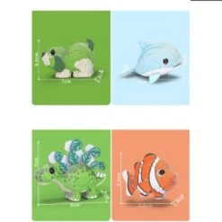 SHAOKE Intellektuelles Lernspielzeug Zusammenbauen 3D Tiermodell Puzzles Für Kinder Denkspiele 11 SHAOKE Intellektuelles Lernspielzeug Zusammenbauen 3D Tiermodell Puzzles Für Kinder Denkspiele -Billiges Spielzeug Geschäft 30971447 06