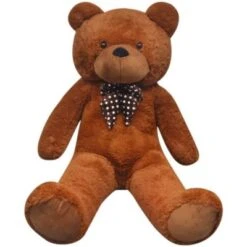 VidaXL Weicher XXL-Plüsch-Teddybär Braun 85 Cm Teddybär -Billiges Spielzeug Geschäft 31021234 04