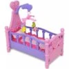 VidaXL Puppenbett Kinderspielzeug Rosa + Lila Puppen Zubehör