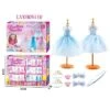 Syntek DIY Handgefertigtes Kostümdesign-Set Mädchen-Design-Kleidung, Exquisiter Schmuck, Pädagogisches Spielzeug