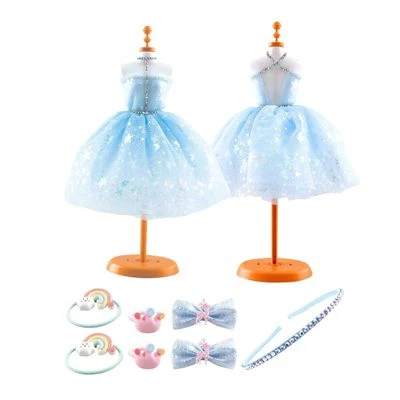 Syntek DIY Handgefertigtes Kostümdesign-Set Mädchen-Design-Kleidung, Exquisiter Schmuck, Pädagogisches Spielzeug 2 Syntek DIY Handgefertigtes Kostümdesign-Set Mädchen-Design-Kleidung, Exquisiter Schmuck, Pädagogisches Spielzeug – Bild 2