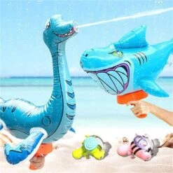Brightake Aufblasbare Spielzeugpistole Für Kinder Am Strand, Schwimmbad, Wasser Aufblasbare Wasserpistole Zum Spielen Im Sommer Für Kinder Im Freien -Billiges Spielzeug Geschäft 31118354 05