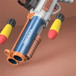 Syntek Zweischüssige Schrotflinte Für Kinder Kinder-Mörser-Soundeffekt, Doppelschwamm, Doppellauf-Spielzeugpistole -Billiges Spielzeug Geschäft 31240905 04