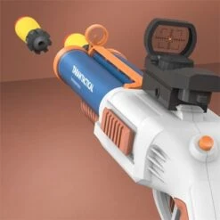 Syntek Zweischüssige Schrotflinte Für Kinder Kinder-Mörser-Soundeffekt, Doppelschwamm, Doppellauf-Spielzeugpistole -Billiges Spielzeug Geschäft 31240905 05