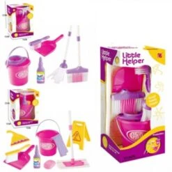 Enbaoxin Kindersimulation Mini-Reinigungswerkzeuge Besen Mop Eimer Spielzeug Set -Billiges Spielzeug Geschäft 31257180 03