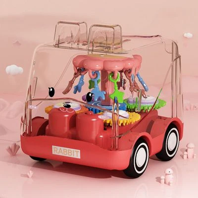 Epik Trägheits-Spielzeugauto Für Kinder Cartoon Clear Gears Drop Resistant Bus Auto 1 Epik Trägheits-Spielzeugauto Für Kinder Cartoon Clear Gears Drop Resistant Bus Auto