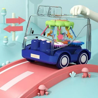 Epik Trägheits-Spielzeugauto Für Kinder Cartoon Clear Gears Drop Resistant Bus Auto 3 Epik Trägheits-Spielzeugauto Für Kinder Cartoon Clear Gears Drop Resistant Bus Auto – Bild 3