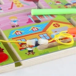 Decome Magnetisches Labyrinthspielzeug Aus Holz Perlen Stadtverkehr Magnetisches Stift-Labyrinthspielzeug Für Kinder -Billiges Spielzeug Geschäft 31281573 04