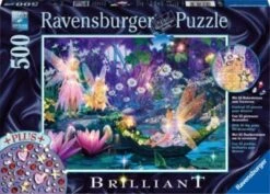Ravensburger Puzzle 500 Teile, 49x36 Cm, Brilliant, Mit Dekosteinen, Im Feenwald