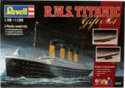 Geschenkset R.M.S. Titanic, Revell Modellbausatz Mit Basiszubehör Im Maßstab 1:700 & 1:1200, 172 Teile, 38,5 + 22,3 Cm -Billiges Spielzeug Geschäft 4171724 03