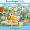 Ravensburger Rahmen-Puzzle, 15 Teile, 25x14,5 Cm, Ausflug In Den Zoo
