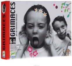 DJECO DJ05168/69 Gra Karciana Pamieciowa Minki Grimaces, Multicolour