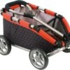Chic 4 Baby Puppen-Bollerwagen Skipper, Dots Koralle