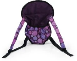 BAYER Puppenzubehör-Set, Lila Mit Puppenautositz Und Puppenbabyschale -Billiges Spielzeug Geschäft 4662614 03