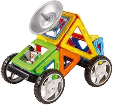 Magformers Creator Space-Set 22 Teile + Räder + Antennen 2 Magformers Creator Space-Set 22 Teile + Räder + Antennen – Bild 2