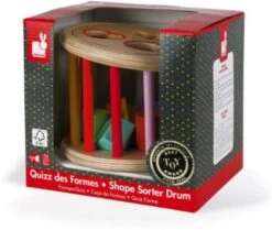 Janod Holz-Sortierspiel Rolltrommel -Billiges Spielzeug Geschäft 9611542 05